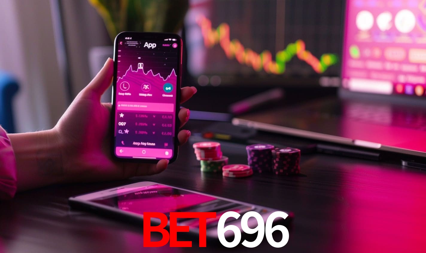 Comparação APP mobile vs versão web da BET696
